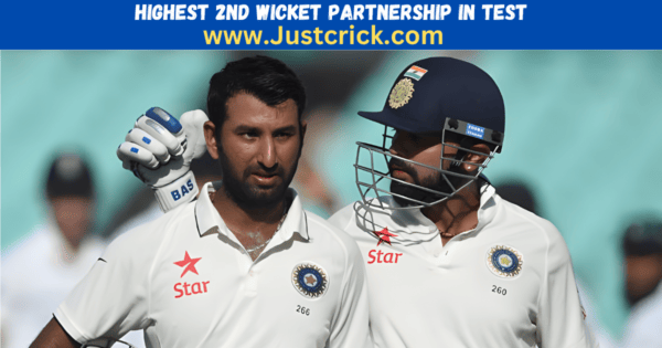 Highest 2nd Wicket Partnership in Test