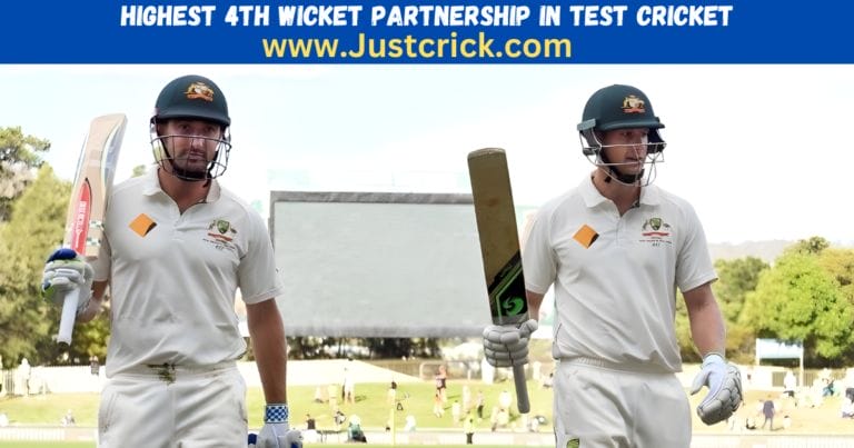 Highest 4th Wicket Partnership in Test