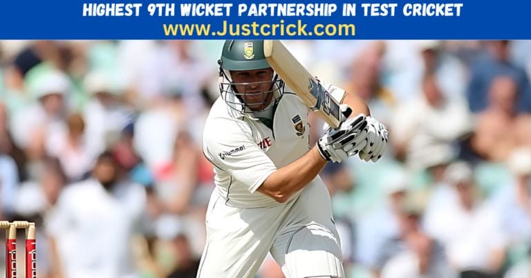 Highest 9th Wicket Partnership in Test Cricket