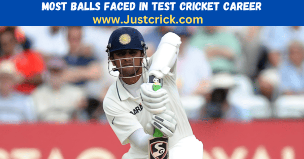 Most Balls faced in Test Cricket Career