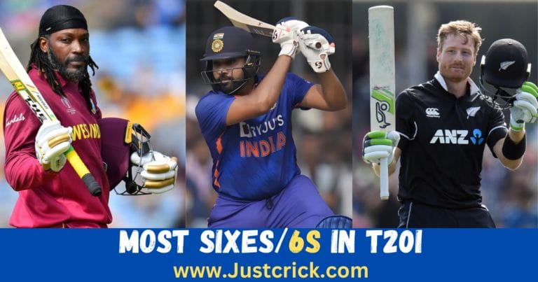 Most Sixes In T20 International Cricket