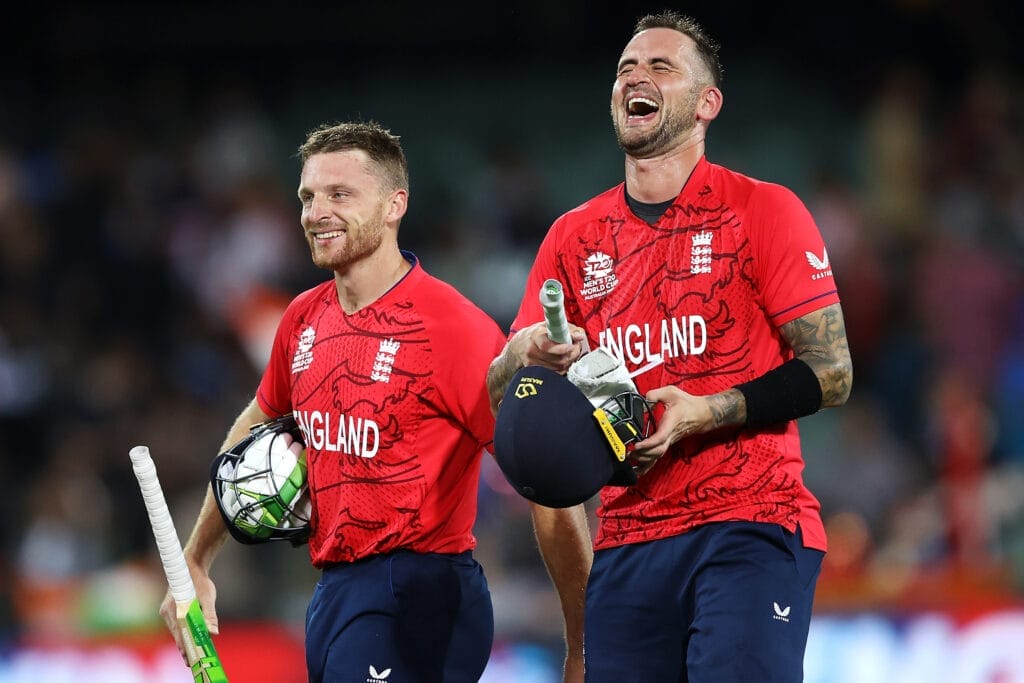 Alex Hales and Jos Buttler (England) - 170 Runs Partnership in t20 against india