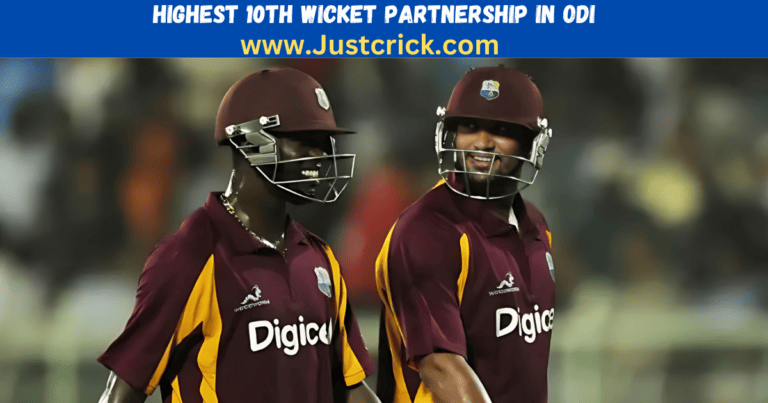 Highest 10th Wicket Partnership in ODI