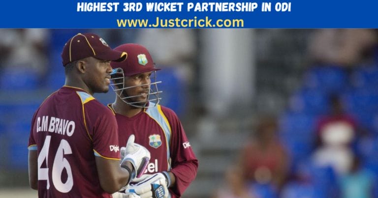 Highest 3rd Wicket Partnership in ODI