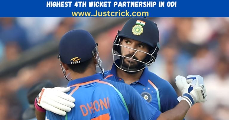 Highest 4th Wicket Partnership in ODI