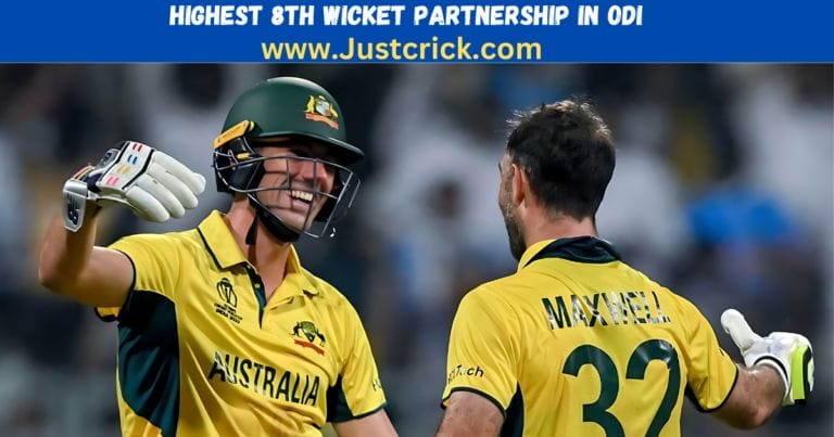 Highest 8th Wicket Partnership in ODI