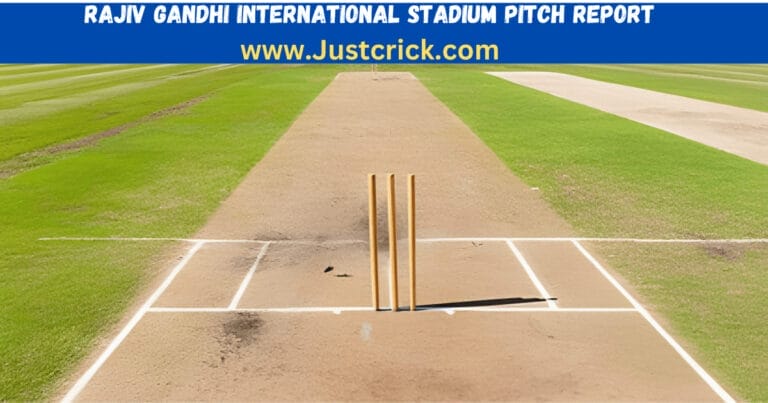 Rajiv Gandhi International Stadium Pitch Report (batting or bowling)