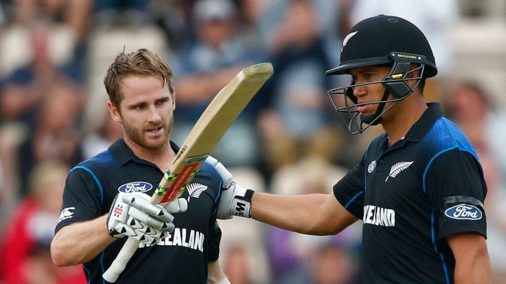 Ross Taylor and Kane Williamson (New Zealand)